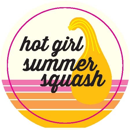 Product Description: Hot Girl Summer Squash Sticker